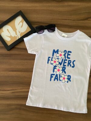 Remera florcitas