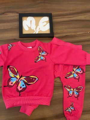 Conjunto Joggin mariposa